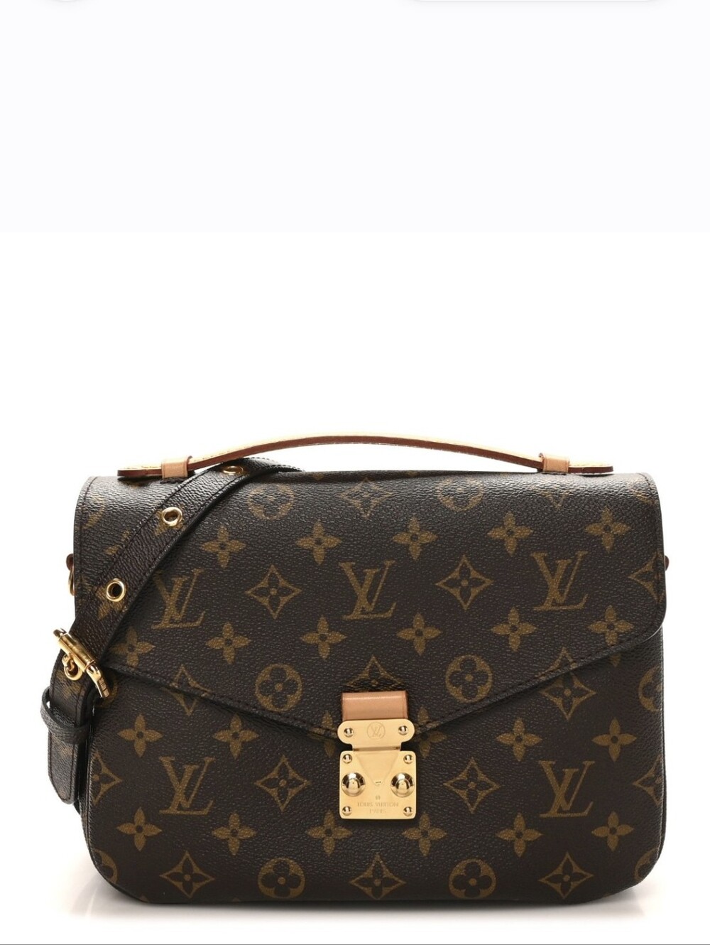 Authenticated LV LOUIS VUITTON Monogram Pochette Metis in Great CONDITION